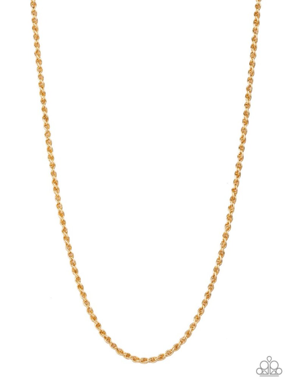 Paparazzi Mens Gold Chain Necklace (NL129)